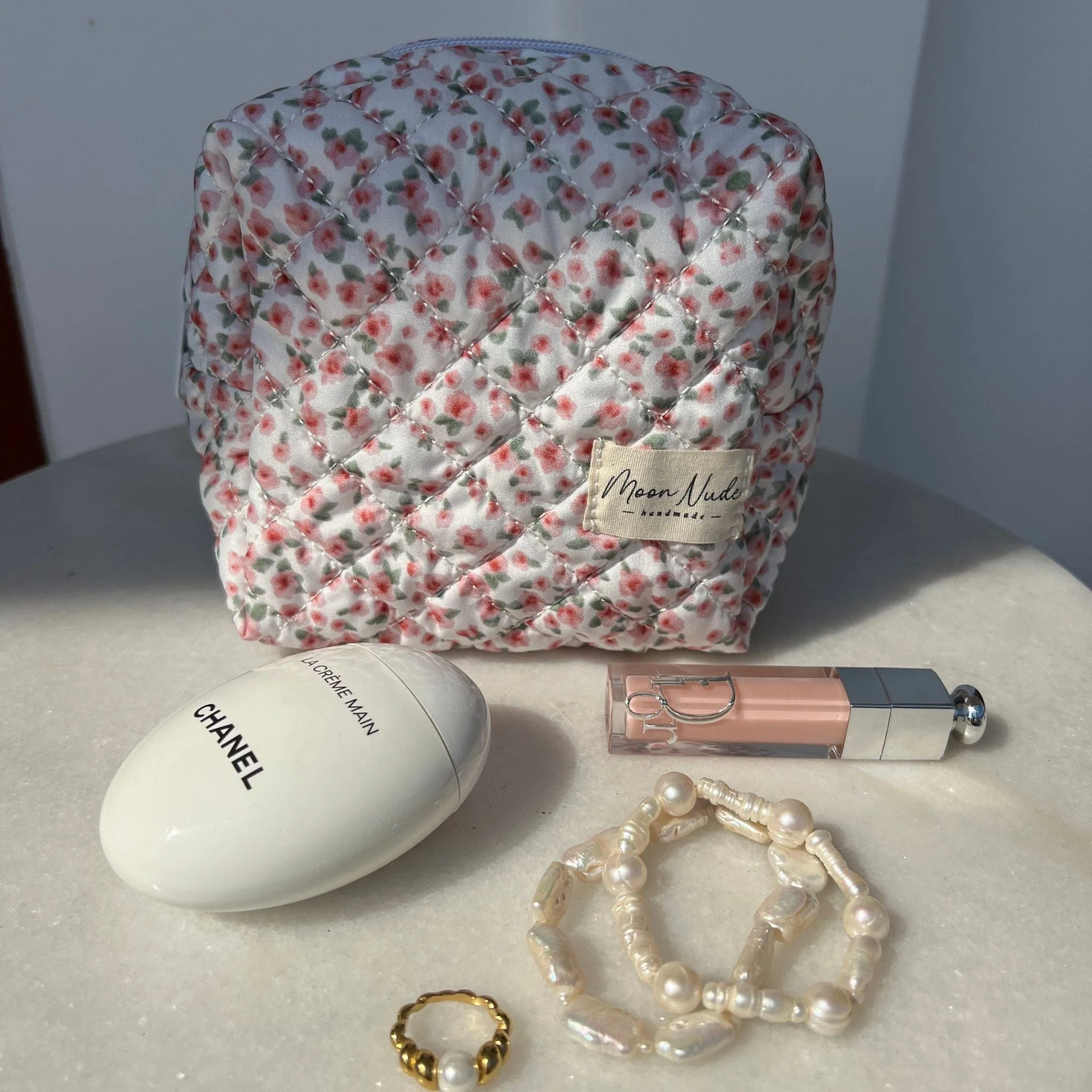 Peony Mini Makeup Bag - Image 3